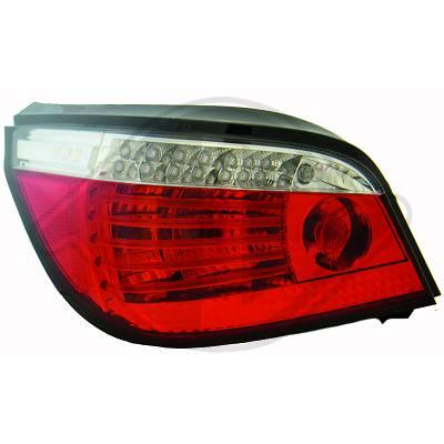 -STOPURI CU LED BMW E60 FUNDAL RED/CRISTAL (CELIS) -COD 1224998